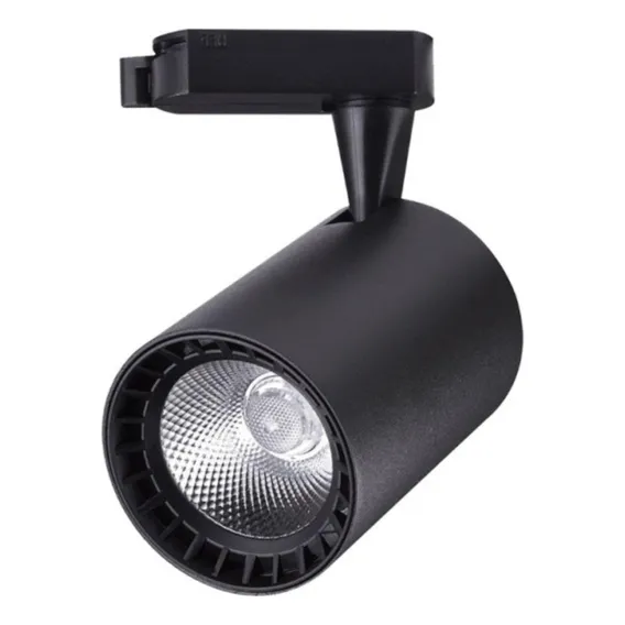 Spot Para Trilho Eletrificado 10w Preto 3000k Foto 1