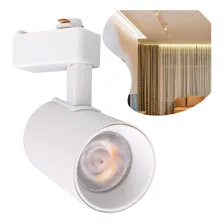 Spot Para Trilho Eletrificado Branco Led 7w Branco Quente 110v/220v (bivolt) Foto mini 1