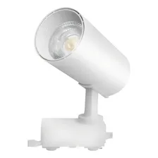 Spot Para Trilho Eletrificado Branco Led 7w Luz Quente Estrutura Branco Quente 110v/220v (bivolt) Foto  mini 1