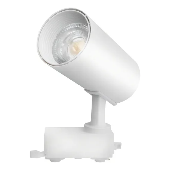 Spot Para Trilho Eletrificado Branco Led 7w Luz Quente Estrutura Branco Quente 110v/220v (bivolt) Foto 1