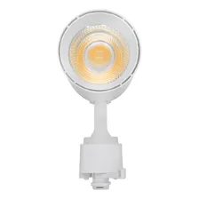 Spot Para Trilho Eletrificado Branco Led 7w Luz Quente Estrutura Branco Quente 110v/220v (bivolt) Foto mini  3