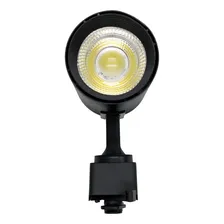 Spot Para Trilho Eletrificado Preto Led 20w Luz Branco Frio 110v/220v (bivolt) Foto mini 4