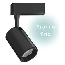 Spot Para Trilho Eletrificado Preto Led 7w 3000k Ou 6000k Foto  mini 1