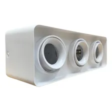 Spot Plafon Sobrepor Triplo Preto Para 3 Led Foto mini 2
