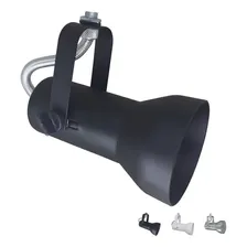 Spot Preto Branco Prata Para Trilho Iluminação Focal - Soft 110V/220V Foto mini 1