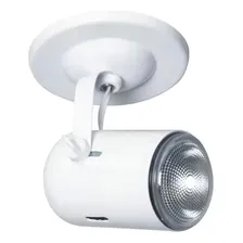 Spot Sobrepor AlumĂnio 1 Lâmpada 50w Gu10 Biancoluce Branco Foto mini 1