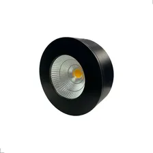 Spot Sobrepor Led 5w 3000k Luz Quente Redondo Preto Opus Foto mini 2