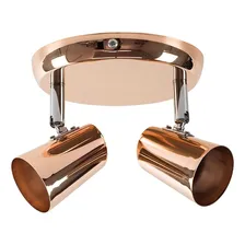 Spot Sobrepor New Short Cobre 2 Luzes - Gu10 50w Foto mini 1