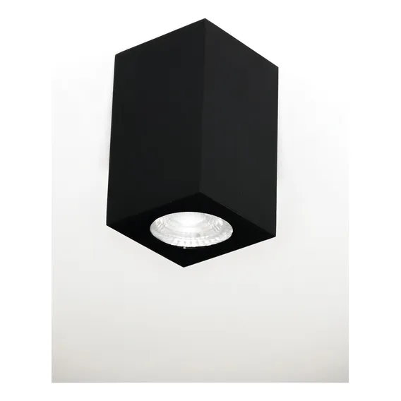 Spot Sobrepor Preto Quadrado Kube Cubo Para Par20 E27 Ideal 110V/220V Foto 1