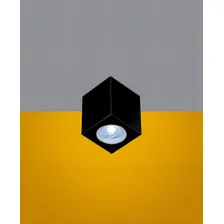 Spot Sobrepor Quadrado Kube Cubo 1 Luz Dicroica Gu10 Preto Foto mini 1