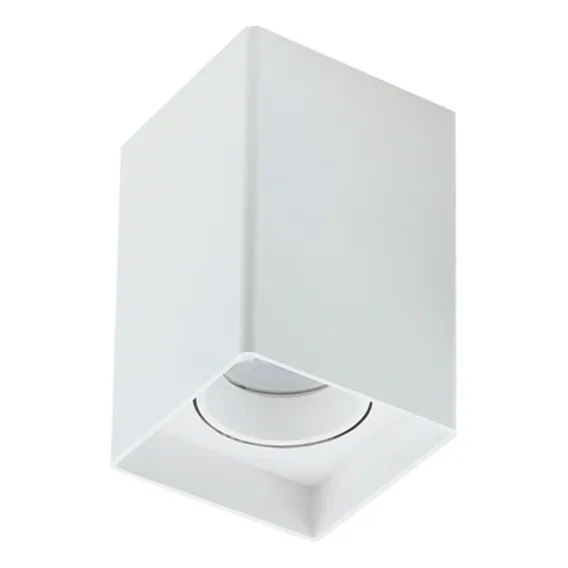 Spot Sobrepor Quadrado Par20 Plafon Direcionável Taschibra Cor Branco Foto 1