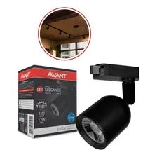 Spot Trilho Avant Preto 12w Bivolt Branco Frio Ou Quente Foto mini 1