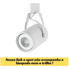 Spot Trilho Eletrificado Flow Par 20 Liso Branco E27 110V Foto mini 3