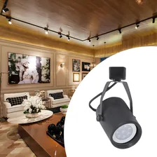 Spot Trilho Eletrificado Flow Par 20 Liso Preto Branco E27 110V Foto mini 3