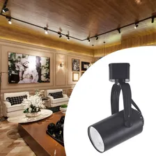 Spot Trilho Eletrificado Perfilado Eletrocalha Dicroica Gu10 110v/220v Foto mini  2