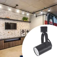 Spot Trilho Eletrificado Perfilado Eletrocalha Dicroica Gu10 110v/220v Foto mini  3
