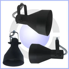 Spot Trilho Par30 Lampada Led Eletrocalha Perfilado- Funil Cor Preto 110V/220V Foto mini 2