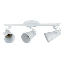 Spot Trilho Triplo Octa 3 Direcionável E27 Ideal Para Praia Cor Branco Foto mini 4