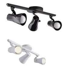 Spot Trilho Triplo Octa 3 Direcionável E27 Ideal Para Praia Cor Preto Foto mini  2