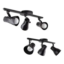 Spot Trilho Triplo Octa 3 Direcionável E27 Ideal Para Praia Cor Preto Foto mini  3