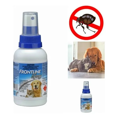 Spray antiparasitário para Pulga Merial Frontline Spray 100ml para Cão y Gato Foto 1