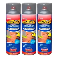 Spray Impermeabilizante Transparente 400ml 3 Peças Dryko Acabamento Fosco Cor Branco Foto mini 1