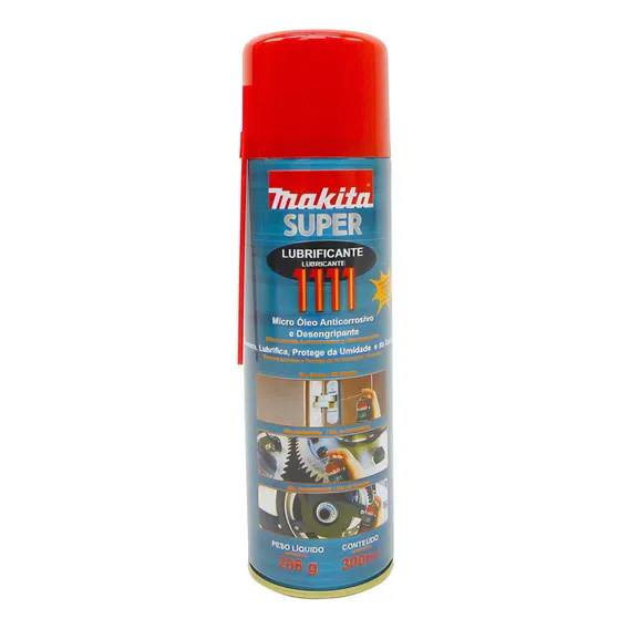 Spray Micro Oleo Desengripante Lubrificante 300ml Makita Foto 1