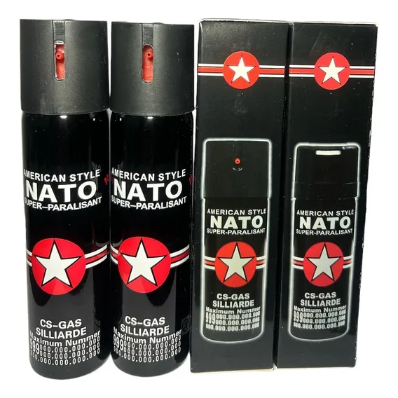 Spray Pimenta Nato 2 Unid. Black 110ml Extra Forte Foto 1