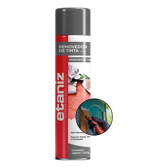 Spray Removedor De Tintas Fácil Remoção 400ml Etaniz Foto 1