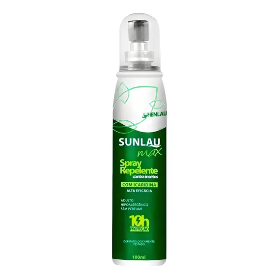 Spray Repelente Sunlau Max Com Icaridina - Henlau Foto 1