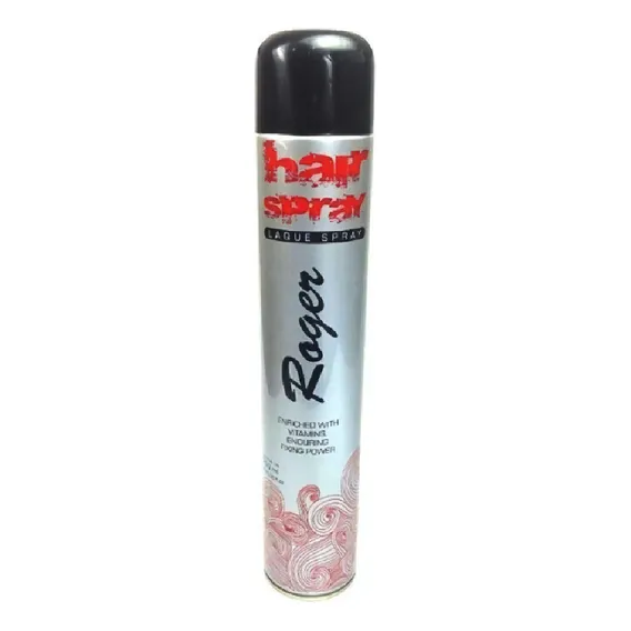 Spray Roger Hair Laque Fixador De Penteados 750ml Foto 1