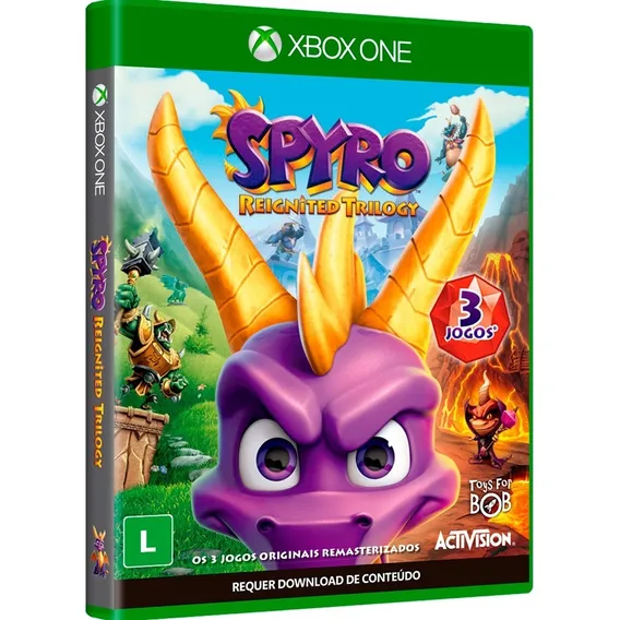 Spyro Reignited Trilogy - Xbox One - Midia Fisica! Foto 1