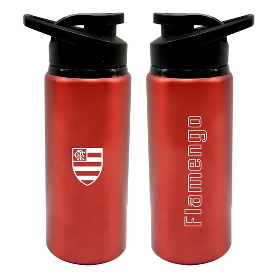 Squeeze Flamengo Oficial Com Bico 600 Metal Mengo Foto 1