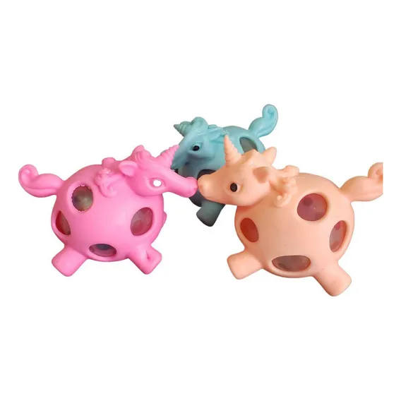 Squishy De Apertar Anti Estresse Macio E Fofinho Unic贸rnio Foto 1