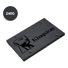 Ssd A400 240gb Disco S贸lido Interno Kingston Suv400s37/240g Cor Preto Foto mini 2