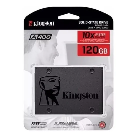 Ssd Kingston 120gb 2,5  Sata 3 - Sa400s37/120g Foto 1