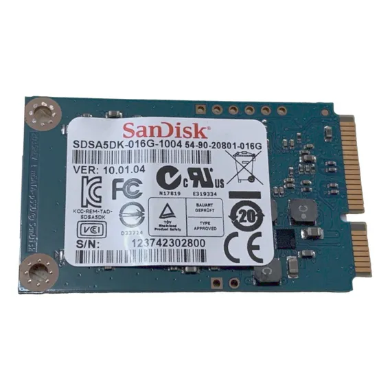 Ssd Sandisk 16gb Sata Sdsa5dk-016g * Cor Azul-aço Foto 1