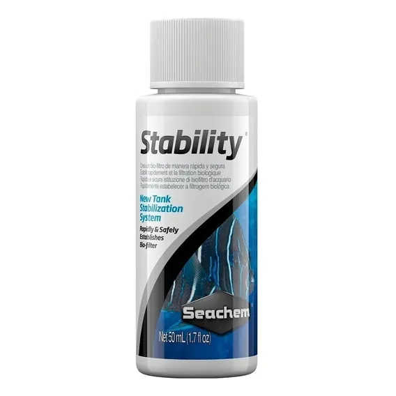 Stability Seachem 50ml Acelerador Biologico Agua Doce / Mar Foto 1