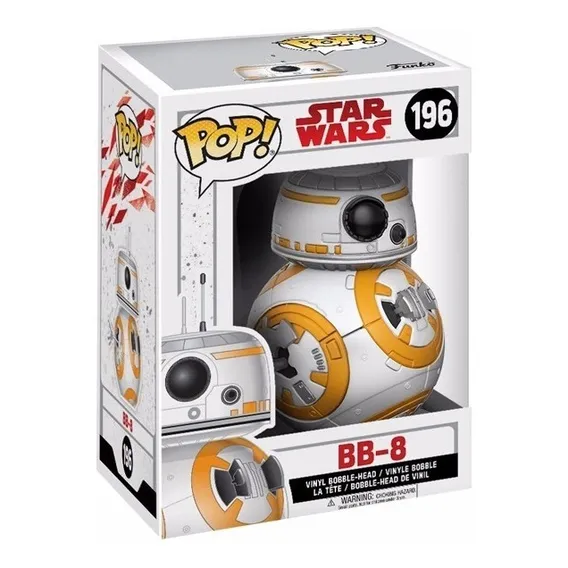 Star Wars Bb 8 Funko Pop Filme Star Wars Os Últimos Jedi Cf Foto 1