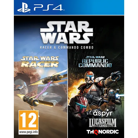 Star Wars Racer And Commando Combo Ps4//Jogo Físico Foto 1
