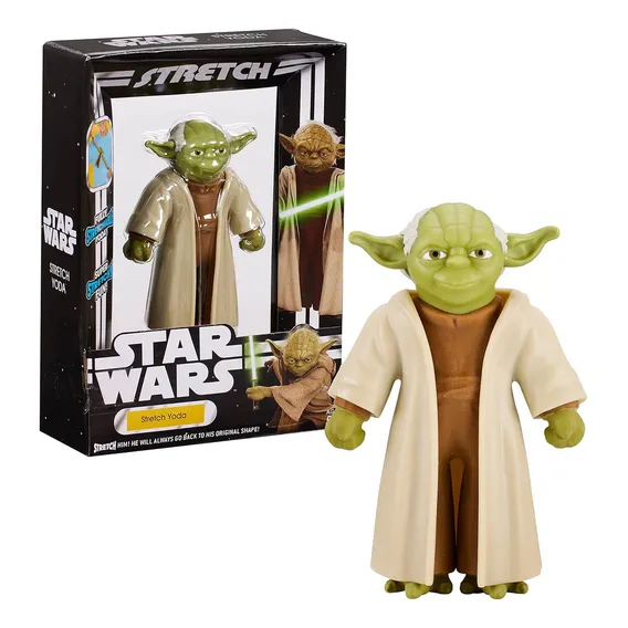 Star Wars Yoda - Boneco de ação elástico Yoda Estir Foto 1