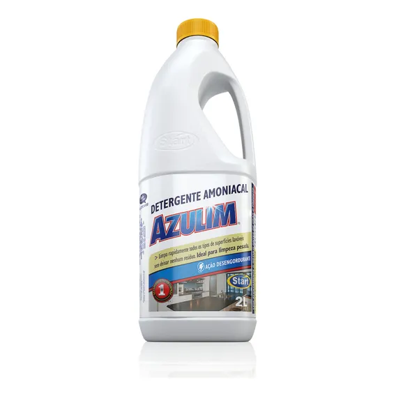 Start Azulim Detergente Amoniacal Líquido 2L Foto 1