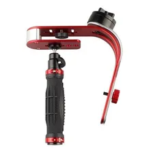 Steadicam Estabilizador Steadycam Dslr Camera Canon Nikon Cor Vermelho e Preto Foto mini 2