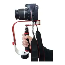 Steadycam Estabilizador Imagem Câmera Dsl Celular Cor Vermelho Foto mini 3