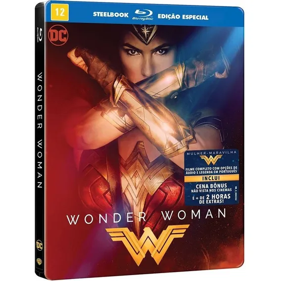 Steelbook Blu-ray Mulher-maravilha - Edição Especial Foto 1