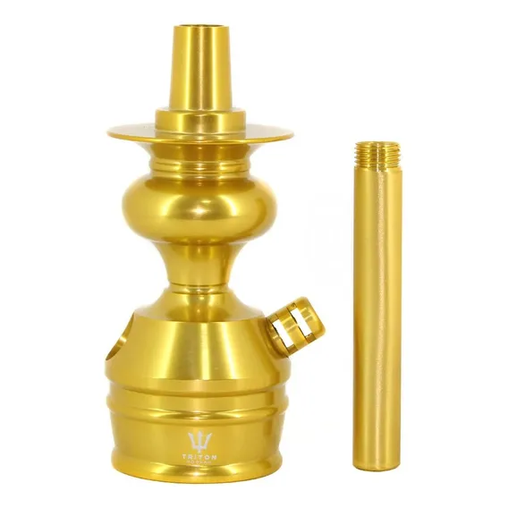 Stem Corpo Para Narguile Triton Zip Cor Dourado Foto 1