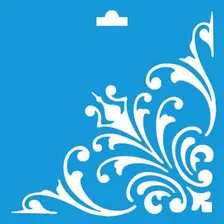 Stencil Especial Cantoneira 10x10 Stx-043 - Litoarte Foto mini  2