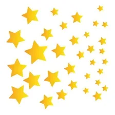 Stencil Especial Pintura Estrelas 10x10 Stx-355 - Litoarte Foto  mini 1