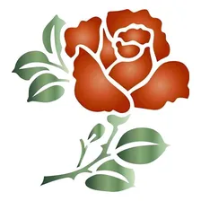 Stencil Especial Pintura Flor 10x10 Stx-031 - Litoarte Foto  mini 1