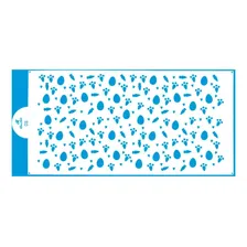 Stencil Páscoa Sortida P/confeitar-bluestar*uso Profissional Cor Natural Foto mini 2
